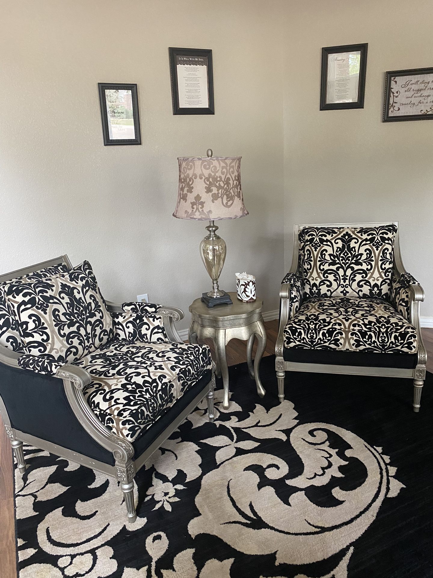 Oak Dining Room, Ethan Allen Chairs And Accent Tables for Sale in