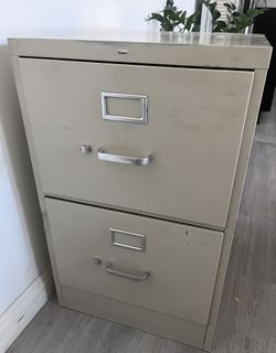 Used Two Drawers Metal File Cabinet