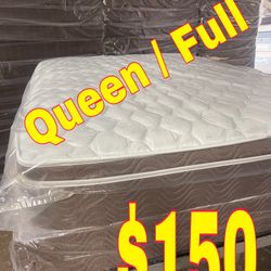 New Full / Queen Pillow Top Mattress