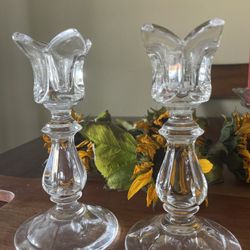 Tulip  Stick Candle Holder Set