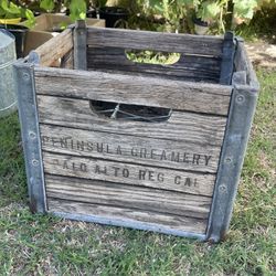 Vintage Dairy Crate