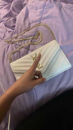 Luxury White Crossbody Purse
