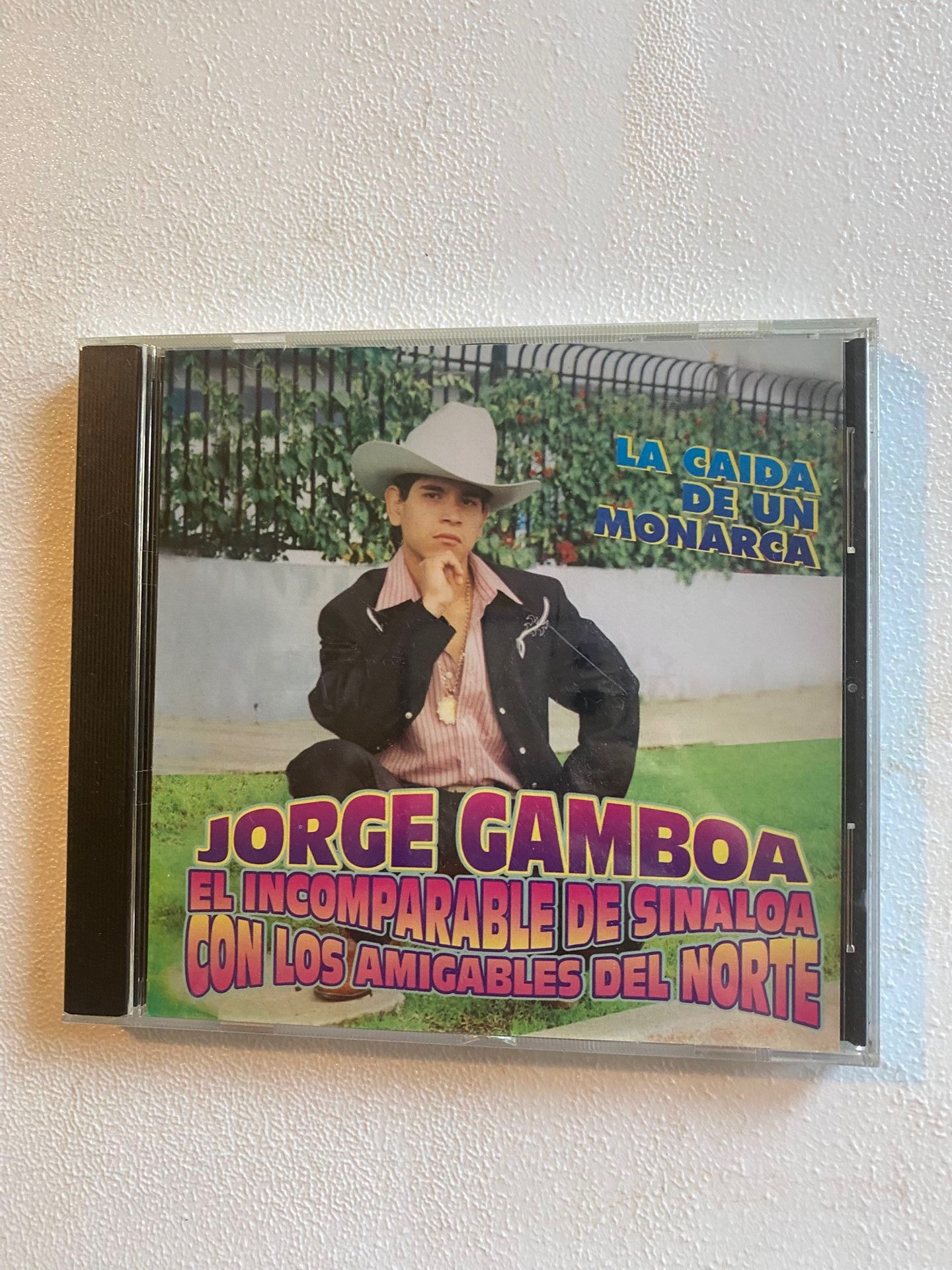Jorge Gamboa El Incomparable De Sinaloa Con Los Amigables Del Norte La Caida De Un Monarca CD Nuevo Rare Dificil De Conseguir 