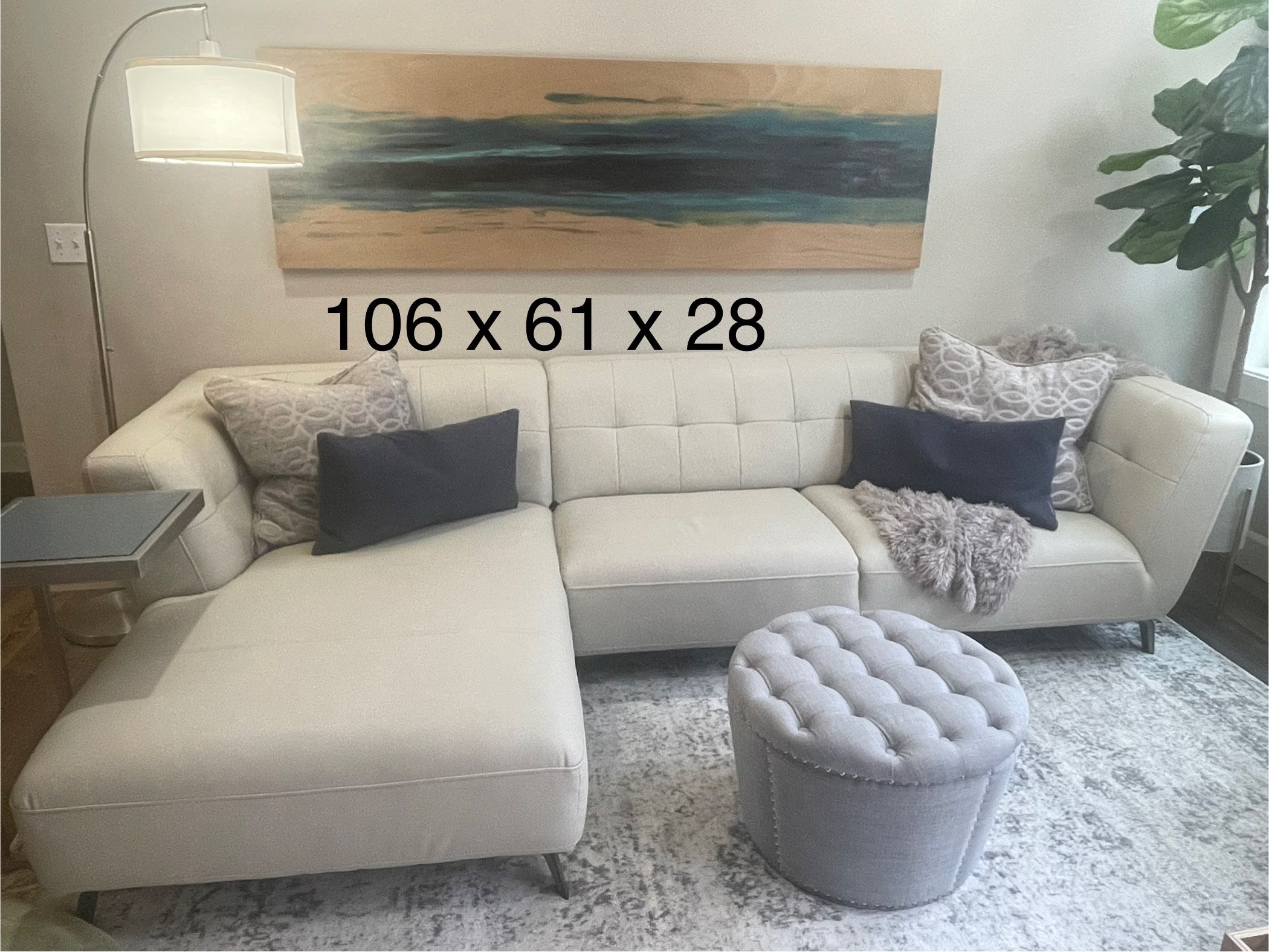 Free Modern Sofa- Pick Up Oct 15