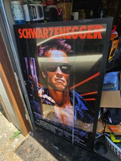 The terminator movie poster with portrait
