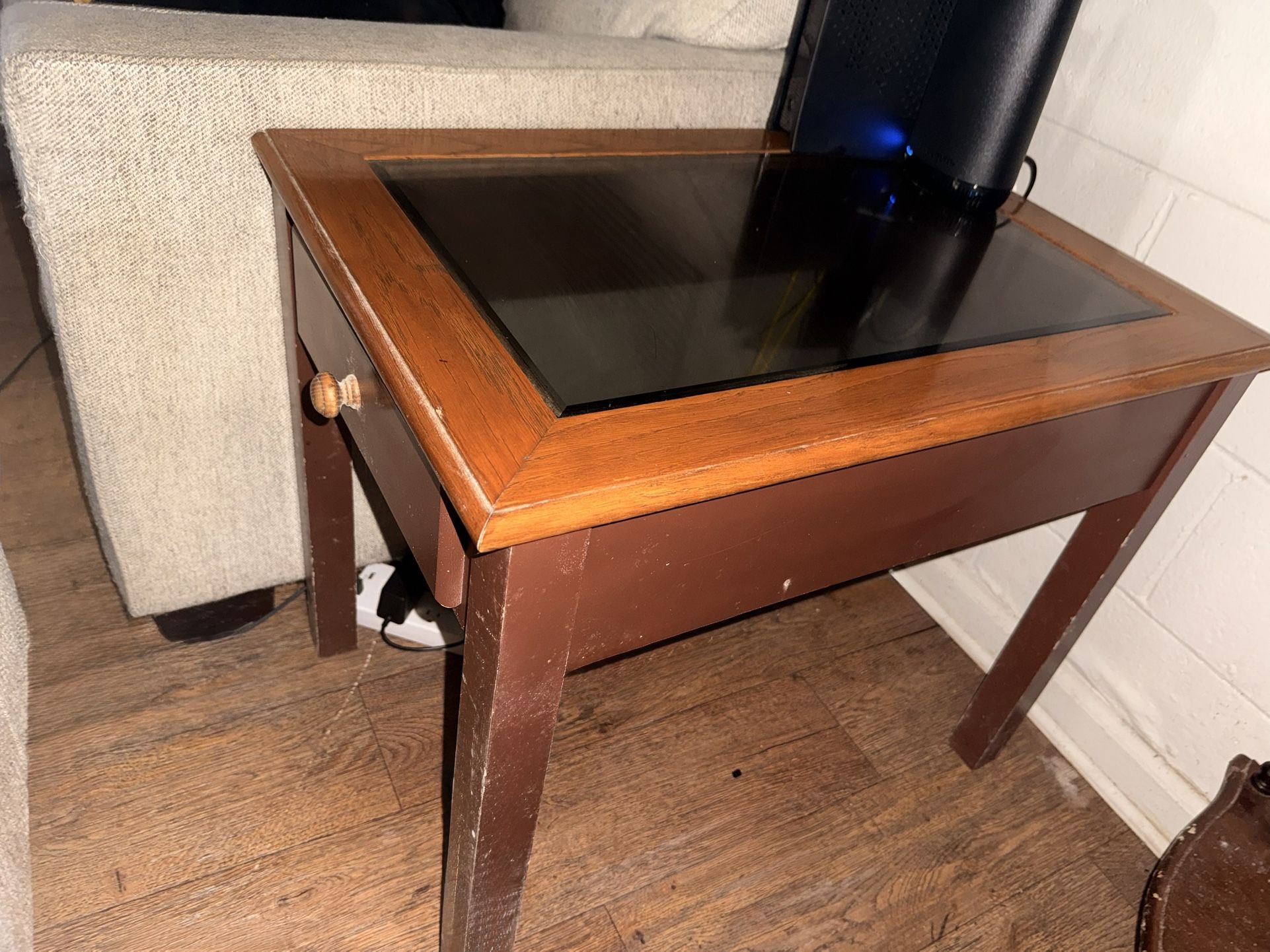 Wooden End Table