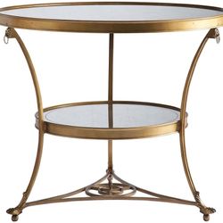 Lillian August Weston Center Mirrored Table