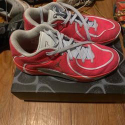 Jordan JT 4 Red and Gray
