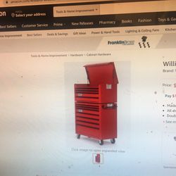 Brand New Williams 40” 7 Drawer Steel Professional Tool Box Combo