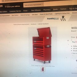 Brand New Williams 40” 7 Drawer Steel Professional Tool Box Combo