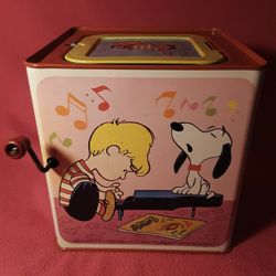 1953 Snoopy Jack In The Music Box By Mattel