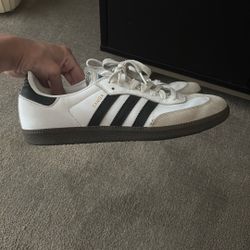 Adidas Samba White Size 10 *Worn Once*