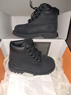 Black Toddler Timberlands Size 9