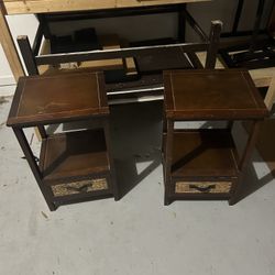 Beautiful Wooden End Tables - $25 