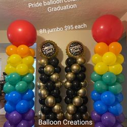 Jumbo Pride Balloon Towers