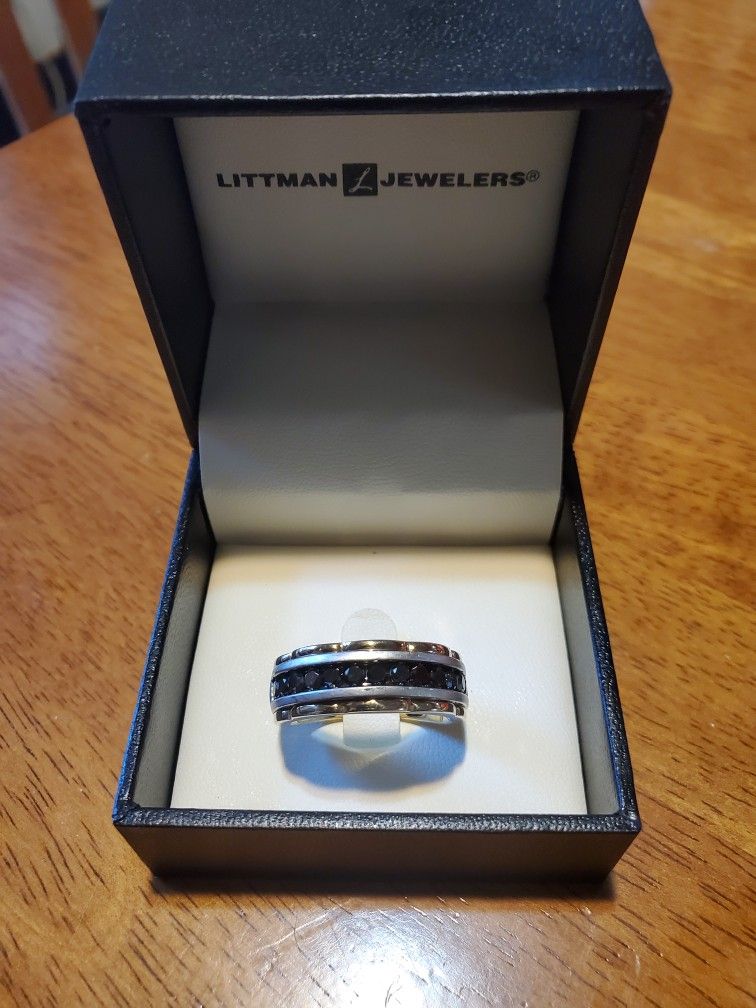 14k Gold And Sliver Ring Men Size 10