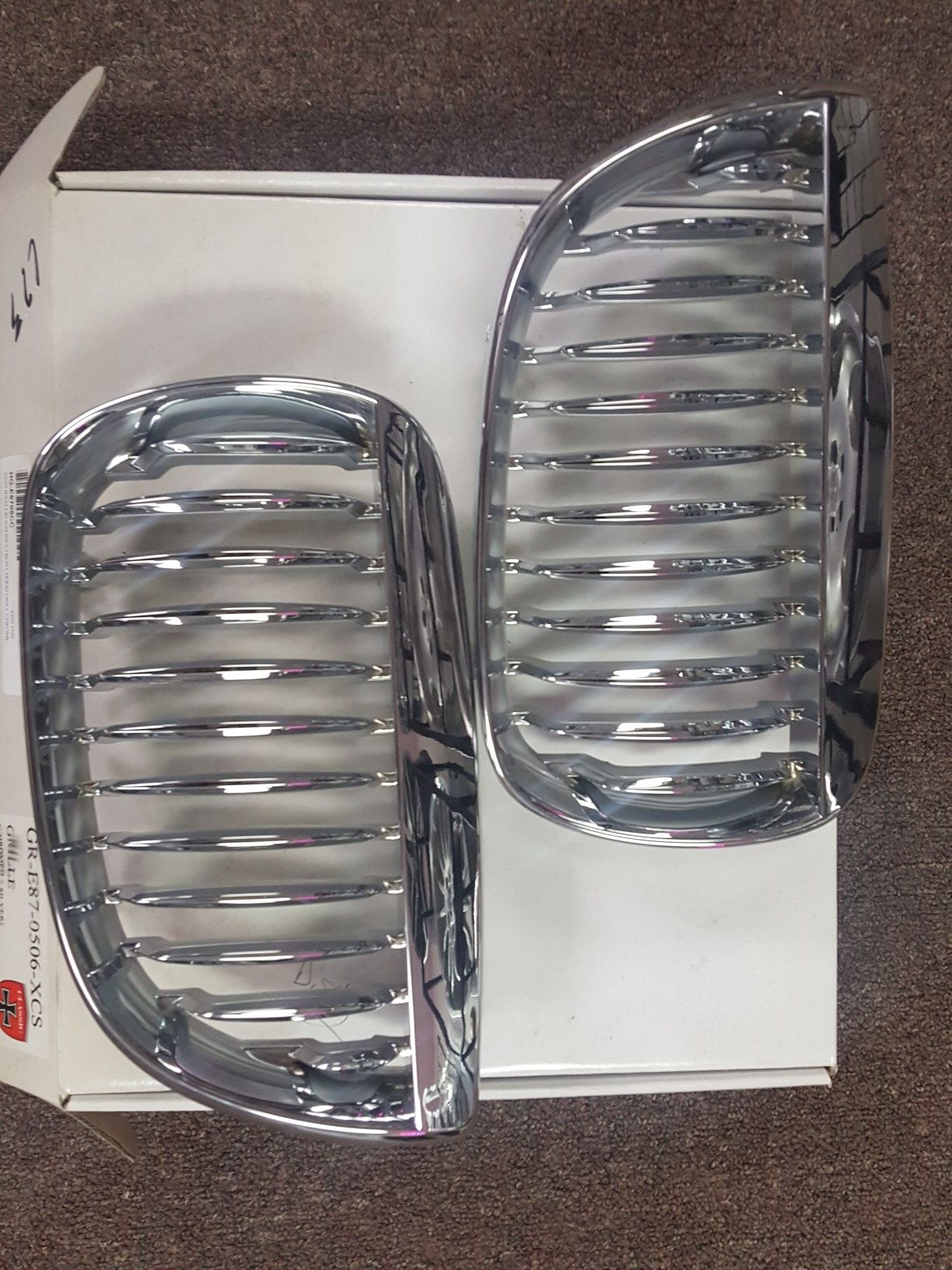 BMW 1 Series 120I 130I E87 E81 Chrome Grill Set