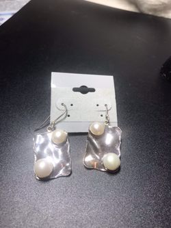 Pearl Silver earrings