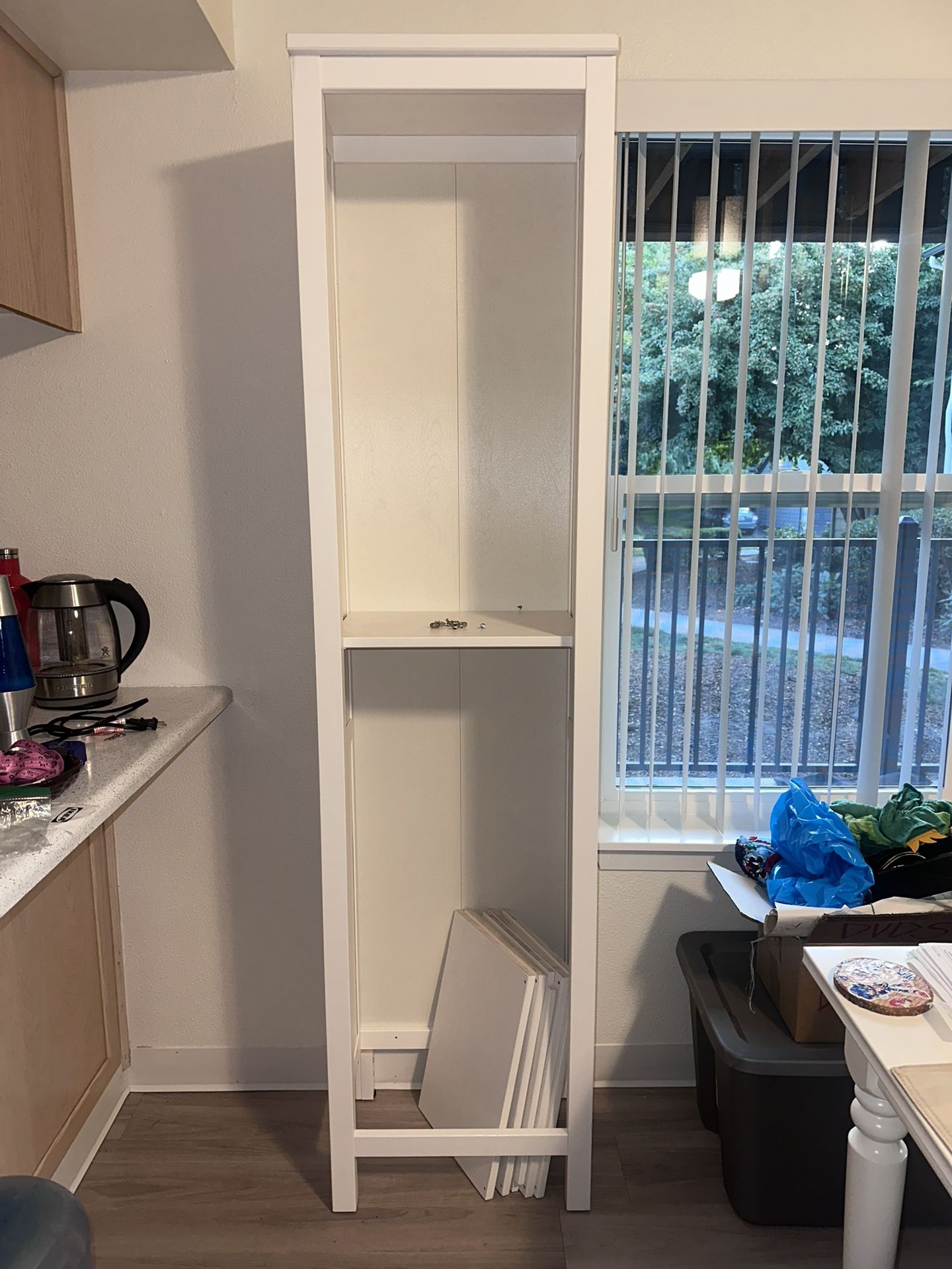 IKEA Hemnes Bookcase Shelves Tall Skinny White