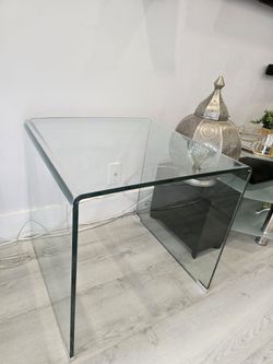 Tempered Glass END TABLE/ MESA LATERAL DE VIDRIO TEMPLADO 🔥🔥 NEW!!!