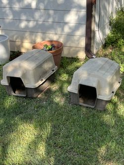 Two Outdoor Pet Houses