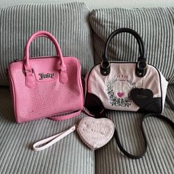 2 Juicy Couture Purses & Wallet Bundle 🤍