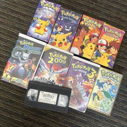 Pokemon VHS Lot 