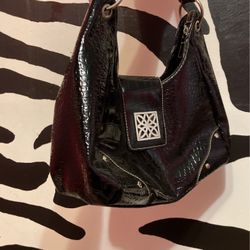 black y2k inspired hand bag