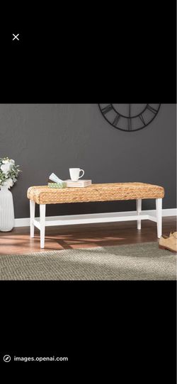 Bench rattan