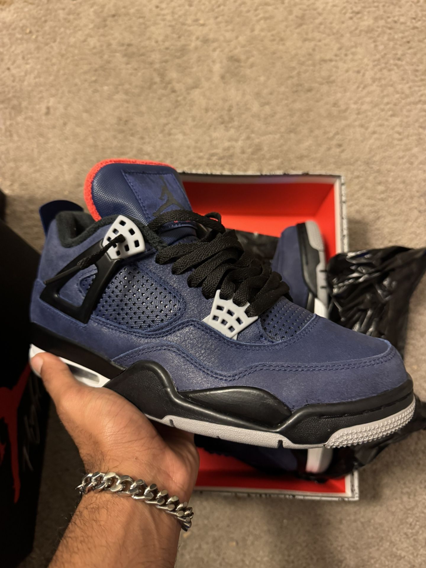 Jordan 4 Winterized Blue