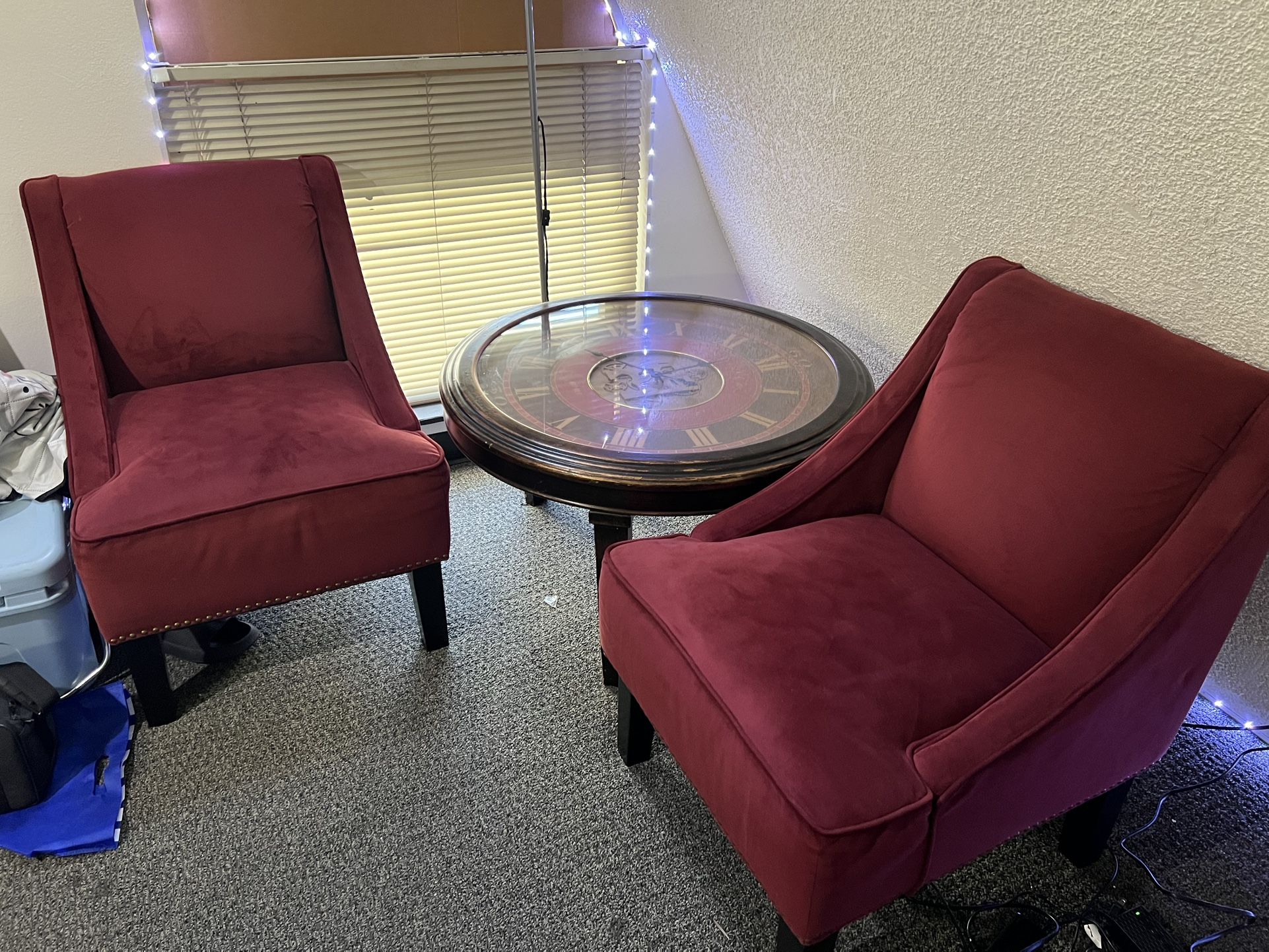 chair and table set