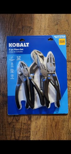 Brand New Kobalt 5 Pic Pliers Set. Firm.