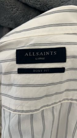 All saints Large long sleeve button up boxy fit