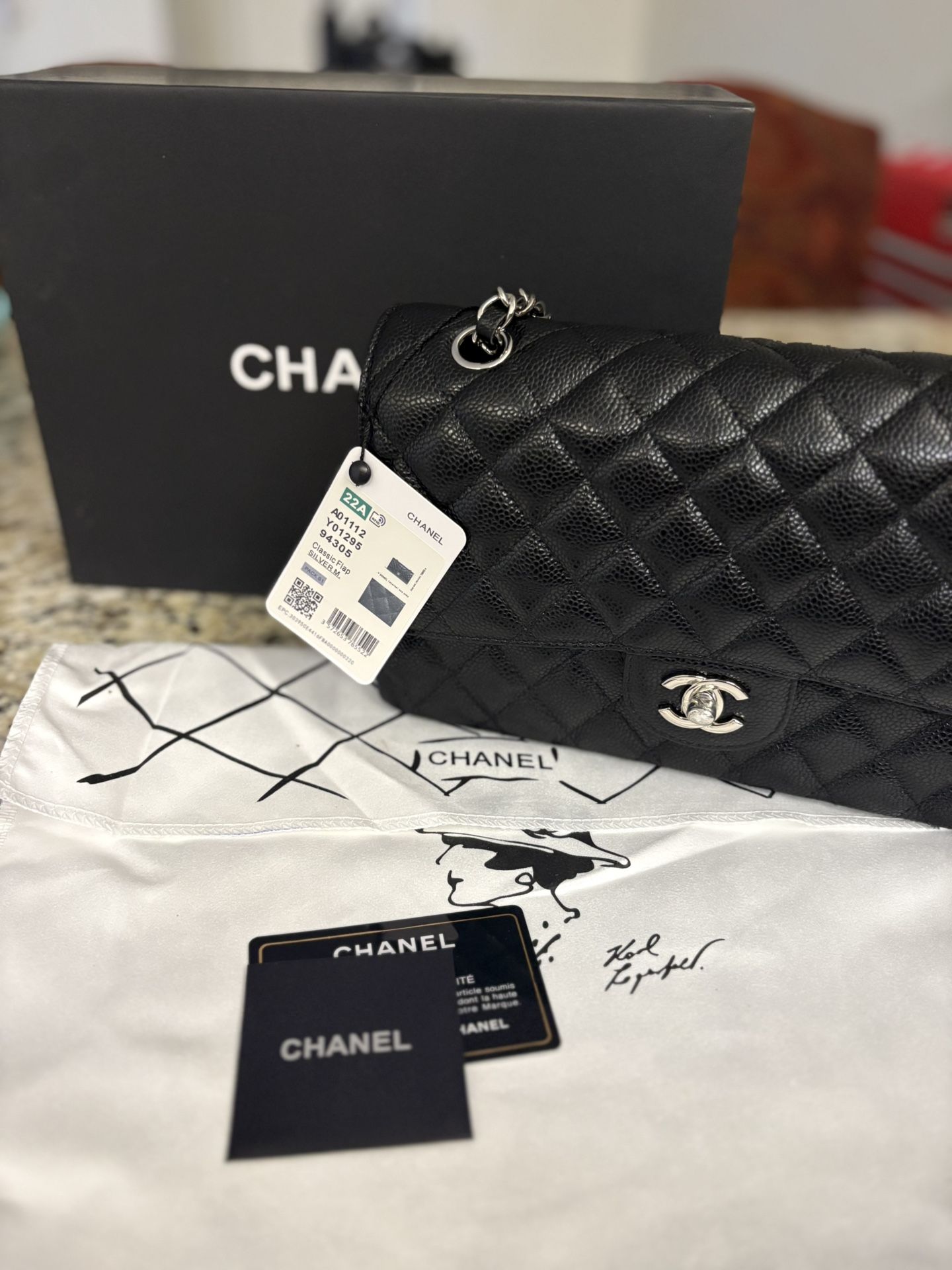 Chanel Cavier Double Flap Bag
