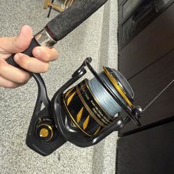 Penn Slammer 7500 IV 4 fishing combo