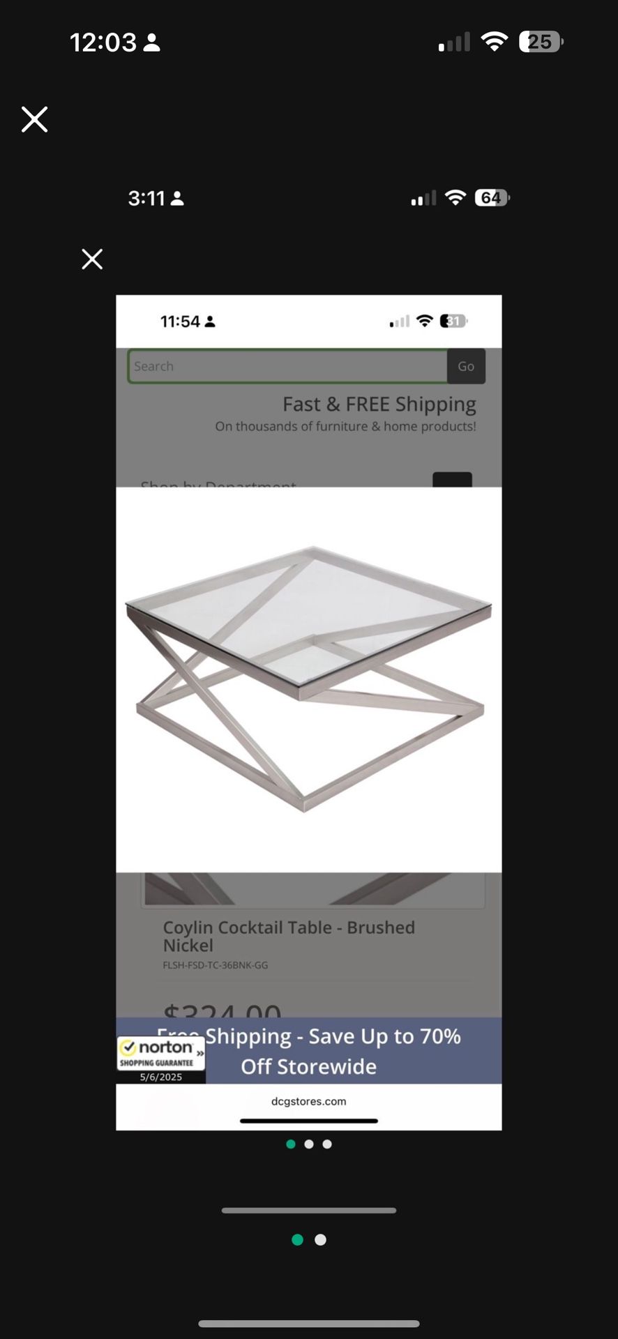 Coffee Table Set