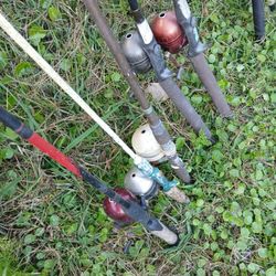 Button Push Combo Rod And Reels