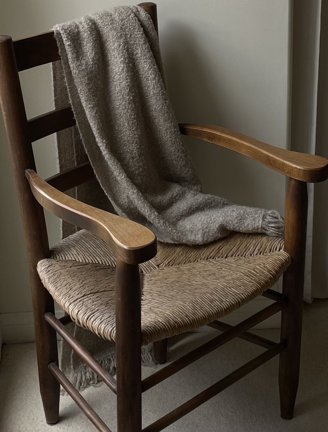 Vintage French Provincial Charlotte Perriand Style Armchairs