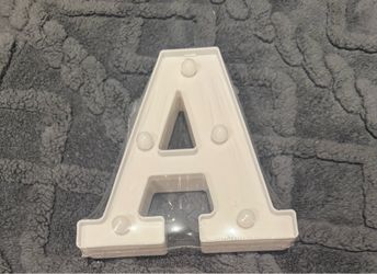 Letter A light up