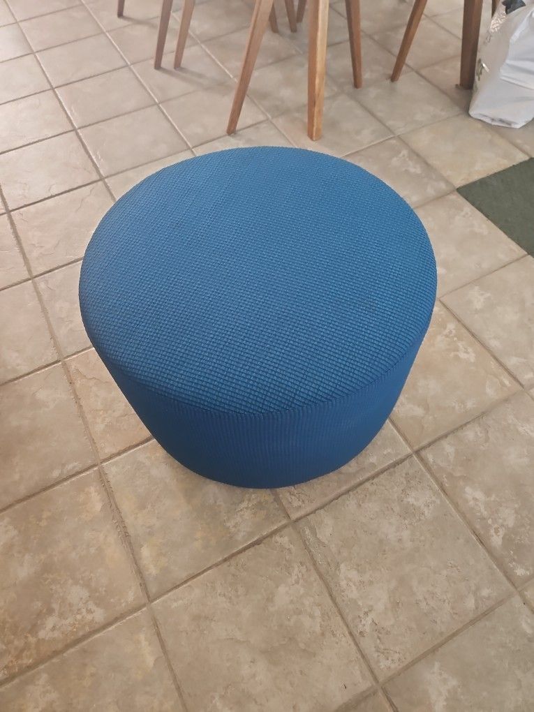 Blue Ottoman