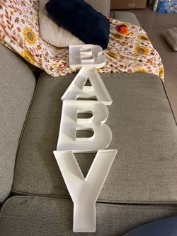 Baby letters for baby showers