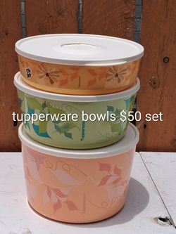 Tupperware bowls