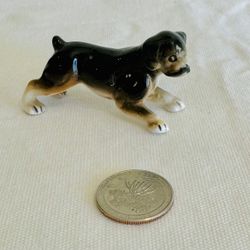 vintage puppy figurine bone china