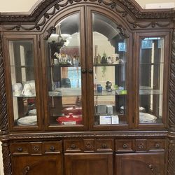 China Cabinet - Dark Cherry