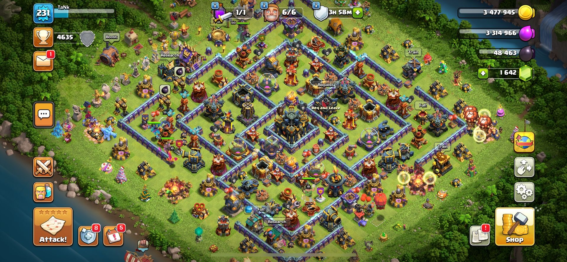 Clash Of Clans MAX 17