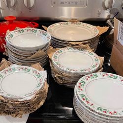 Beautiful vintage 1950’s Christmas China (New Condition)