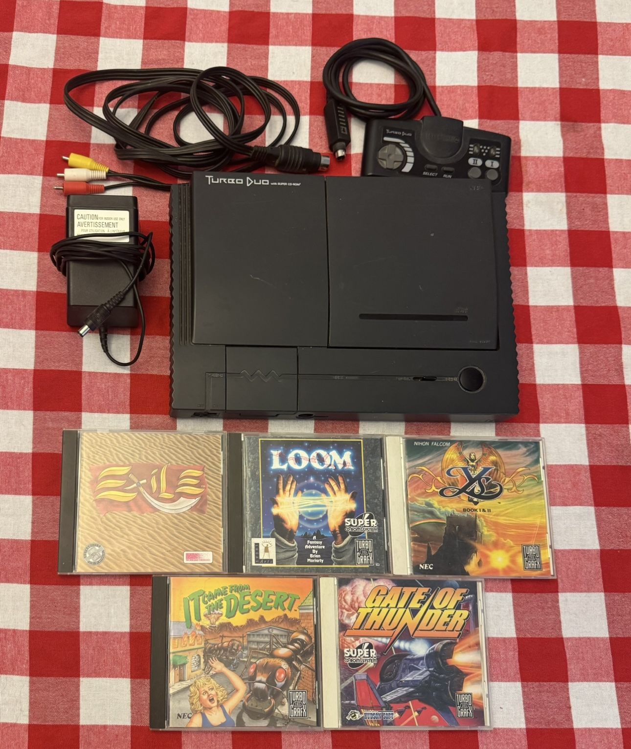 NEC Turbo Duo (US Release) *Very Rare Retro Game System*