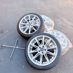 Blade Luxury Barrett RT-459 24x9 +15 BRT-(contact info removed)5+15SM 4 Tires Centara Vanti HP 245/40R20