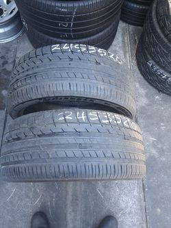 Pair 245/35/20 Triangle Sport