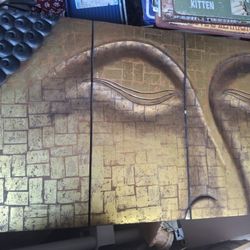 Large Heavy Buddah Wall Decor 